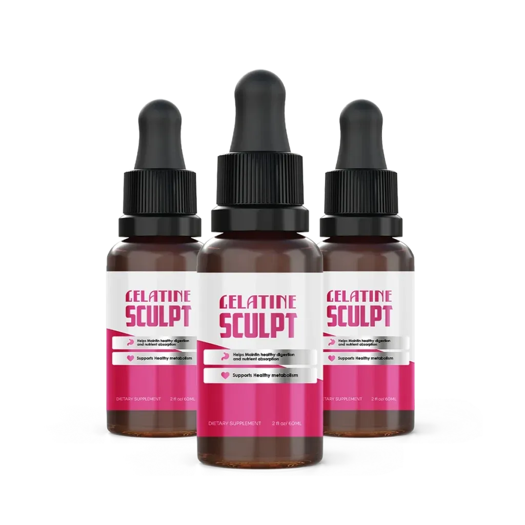 Gelatine Sculpt liquid dietary supplement overview for metabolism support